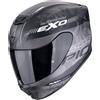SCORPION Casco Scorpion Exo-391 Ava Nero Opaco-argento