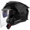 LS2 Casco Jet Ls2 Of618 Verso Ii Solid Gloss Black