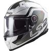 LS2 Casco Integrale Ls2 Ff811 Vector II Metric 06 White Silver
