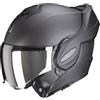 SCORPION Casco Modulare Flip Back Scorpion Exo-tech Evo Carbon Solid Matt Black