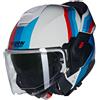 NOLAN Casco Nolan N120-1 Lineo Bianco Blu Rosso