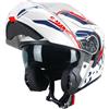 CGM Casco Modulare Cgm 569g C-max City Blu Bianco Rosso
