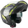 CGM Casco Modulare Cgm 569g C-max City Nero Giallo Fluo Opa