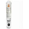 SD COLORS Penna per ritocchi universale, colore bianco, 20 ml, per riparazione auto, metallo, legno, plastica, finestre, telai, porte, cancelli