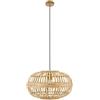 Eglo Leuchten my light Lampadario a sospensione Bambus in legno/rattan d.38 cm 1XE27 49771/20