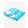 Asciugamani Bassetti POP COLOR Coppia spugna 1+1, turchese