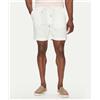 BOSS BLACK Boss Pantaloncini regular fit in misto lino con coulisse Uomo