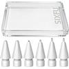 SIXFU Punte per Punta Apple Pencil, Aggiornato Metallo Misto Apple Pencil Punte per Apple Pencil Pro/Per Apple Pencil 2 Generazione/Apple Pencil 1 / Apple Pencil usb c(6 Pezzi)