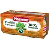Plasmon Omogeneizzato Piselli E Spinaci 2 Vasetti Da 80 Gr Plasmon 70426000 - Verdure, Legumi E Formaggi