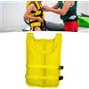Giubbotto di salvataggio portatile con cinghie regolabili per adulti, kayak