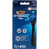 BIC Hybrid 3 Flex Ricambi Rasoio, 4 pezzi