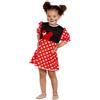 WILBERS & WILBERS 3002 - Costume da topo per bambina, rosso e bianco, per carnevale, feste a tema