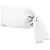 Soleil d'Ocre Percale Federa per traversino alla francese, da 45 x 205 cm, di colore bianco