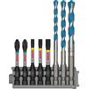 Bosch Professional 8 pz. di Bit di Avvitamento e Punte Multiuso Impact Control Set (Pick and Click, Punte HEX-9 Multi Ø 5/6/8mm, Accessorio Avvitatore a Impulsi)