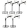 DOITOOL Supporto Corrimano Inox 5 Pezzi Staffe Per Corrimano a Parete in Acciaio Inossidabile Solido 3.15X2.36X1.97In Per Scale Interni Hotel Uffici