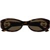 Gucci Occhiali da Sole GG1660S 002 Havana/Marrone Unisex