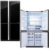 Sharp Frigorifero Side by Side SJGX820P2BK Vetro Nero 394 Litri Total No Frost
