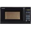 Sharp R-642BKW Microonde Combinato 20L 800W Grill 1000W Nero Touch Superficie Piana
