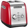 KitchenAid Tostapane 5KMT221EER 2 Fette Rosso Metallo 1100W 7 Livelli di Doratura