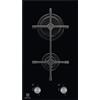 Electrolux EGC3322NVK Piano Cottura Gas 2 Fornelli da Incasso Vetro Nero 29cm