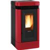 Extraflame Stufa a pellet 12 kW Bordeaux classe A+ efficienza 91.6% riscaldamento
