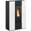 La Nordica Marilena Plus AD Stufa a pellet 15kg LCD Libera installazione Nero Bianco