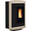 La Nordica Extraflame Stufa a pellet Souvenir Lux Evo 10.2kW canalizzata tortora A+