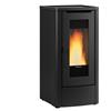 Extraflame Dahiana VFS Stufa a pellet nera ventilata 10kW per 287m³