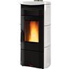 Extraflame Stufa a pellet Emma 11,1 kW Bianco - Riscaldamento per interni