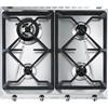 Smeg SRV564GH3 Piano Cottura a Gas 60 cm 4 Fornelli Acciaio Inox da Incasso