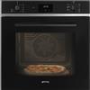Smeg SF6400PZB Forno Elettrico da Incasso 65L con Funzione Pizza Nero Classe A