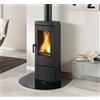 La Nordica CANDY 4.0 Stufa a legna nera in ghisa 6,2 kW libera installazione 177 m³