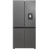 Candy Frigorifero Porta Francese 463L No Frost Classe E Dispenser Acqua Argento