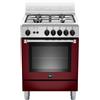 Bertazzoni La Germania Americana AMN664GVIV Cucina a Gas 4 Fuochi Forno Ventilato Rosso