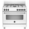 Bertazzoni La Germania AMN965EBV Cucina a Gas 5 Fornelli Forno Elettrico 117L Bianca 90cm
