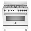Bertazzoni La Germania AMN965GBV Cucina 90cm 5 Fornelli Gas Forno 115L Bianco