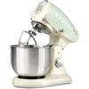 G3 Ferrari Pastaio Deluxe G20075 Sbattitore con Base 5,2L 1200W 8 Velocità Beige e Menta