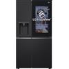 LG GSGV81EPLL Frigorifero Side-by-Side 635L Classe E InstaView No Frost Wi-Fi Nero