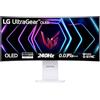 LG UltraGear OLED 39GS95QE Monitor Gaming 39, 21:9 Curvo (800R), WQHD (3440x1440), OLED, 240Hz, 0,03ms (GtG), G-Sync, FreeSync Premium Pro, HDR 400 True Black, HDMI 2.1, DisplayPort, Bianco