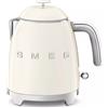 Smeg Bollitore elettrico piccolo Panna Estetica 50's Style