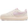 NIKE Court Vision Alta LTR, Sneaker Donna, Sail Pink Foam Pale Ivory Lt C, 36 EU