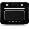 Smeg Forno combinato a vapore da appoggio 50's Style Nero COF01BLEU