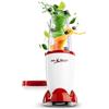 GOURMETmaxx Mr. Magic Blender | Smoothie Maker - 4 pezzi | Frullatore con caraffa e coperchio salvafreschezza | Frullatore con 8 funzioni | Food Processor per frullati, smoothies, shot & co.