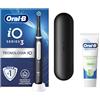 Oral-B Spazzolino Elettrico Ricaricabile iO 3 Nero, 1 Testina Di Ricambio, 1 Custodia Da Viaggio +Dentifricio Oral-B Pro-Science Protezione Gengive Pulizia Profonda 75ml. 1 Spazzolino