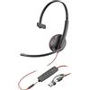 Poly Headset Blackwire C3215 Mono USB-C/A & 3,5 mm