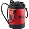 PETZL, Bucket 45, Sacco Portacorda Autoportante, Rosso, 45 Liters, Unisex-Adult