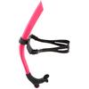 freneci Nuoto in Piscina Snorkel Bagnato Addestramento Nuotatore Snorkeling Frontale Boccaglio Tubo per Il Respiro - Rosa, 48 Centimetri