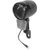 M-WAVE E-Bike Headlight Apollon E 100, 100 Lux, 6-48V Dc, with Removable Reflector, with Plastic Bracket with 2 Flexible Joints, with German Approval No., Am