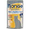 Monge cat busta natural kitten tonno con fegatini 80gr