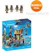 Playmobil Pirates Set 71792 Porto dei pirati e altre quattro figure dei pirat...